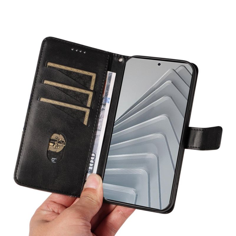 Δερματινη Θηκη Xiaomi Redmi Note 14 4g Γεωμετρικό Σχέδιο