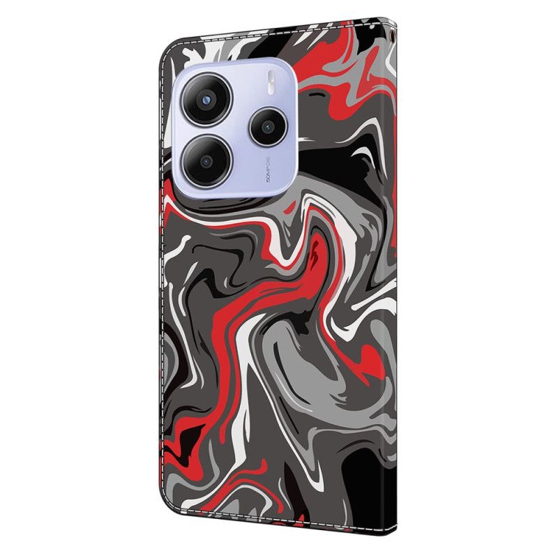 Δερματινη Θηκη Xiaomi Redmi Note 14 4g Καλλιτεχνικό Σχέδιο