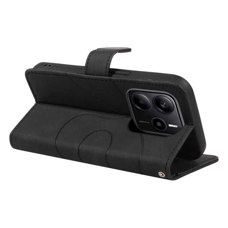 Δερματινη Θηκη Xiaomi Redmi Note 14 4g Κυματιστές Γραμμές