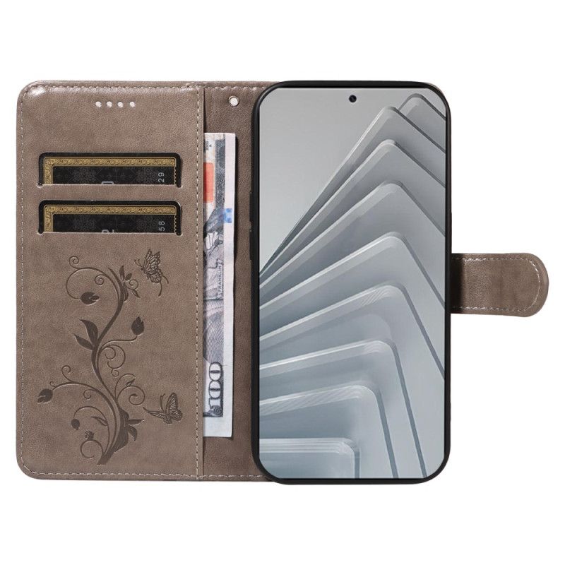 Δερματινη Θηκη Xiaomi Redmi Note 14 4g Λουλουδάτα Σχέδια