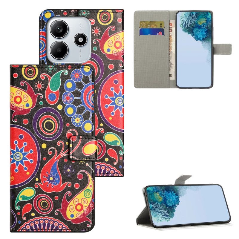 Δερματινη Θηκη Xiaomi Redmi Note 14 4g Μοτίβο Γαλαξία