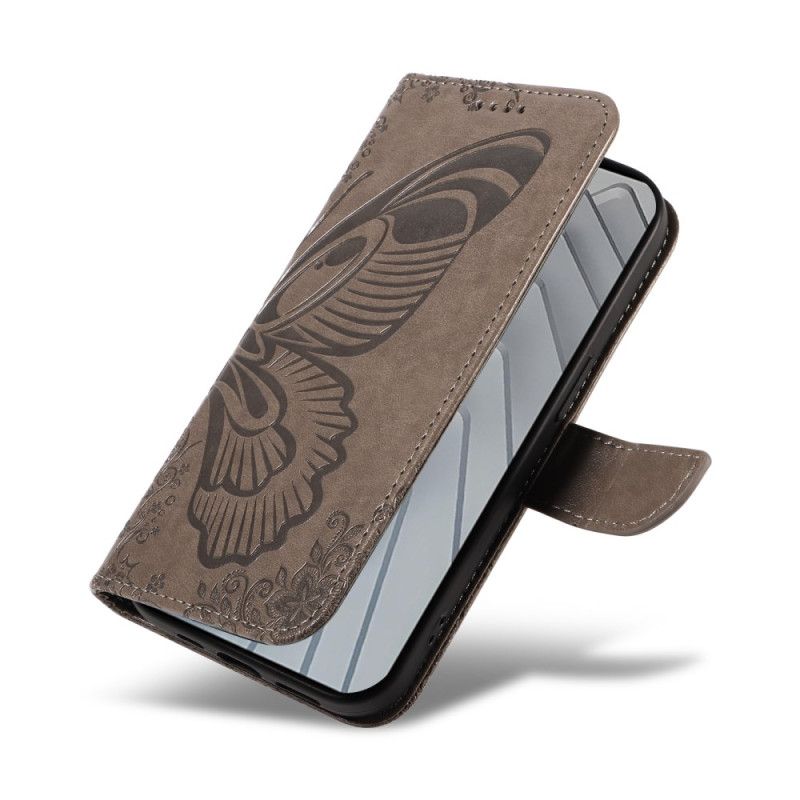 Δερματινη Θηκη Xiaomi Redmi Note 14 4g Στάμπα Πεταλούδας