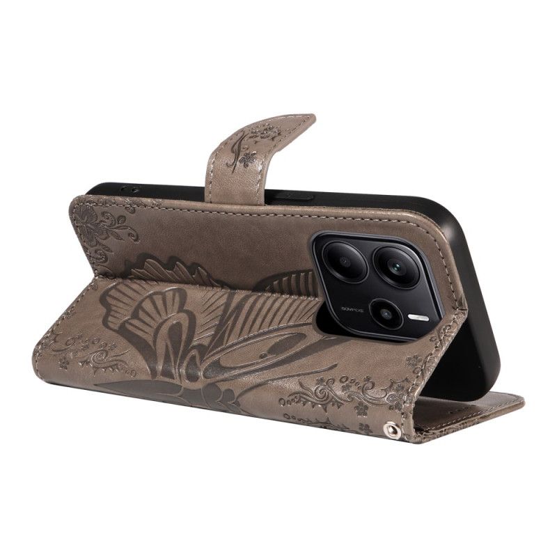 Δερματινη Θηκη Xiaomi Redmi Note 14 4g Στάμπα Πεταλούδας