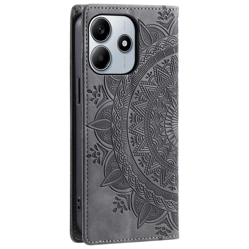 Δερματινη Θηκη Xiaomi Redmi Note 14 5g Εφέ Σουέτ Mandala