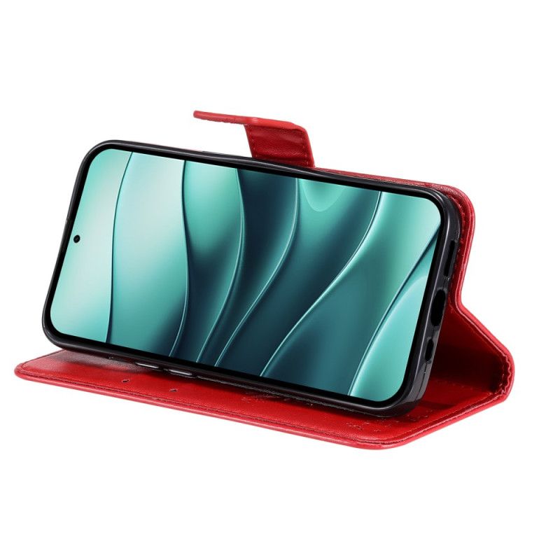 Δερματινη Θηκη Xiaomi Redmi Note 14 5g Γάτα Και Δέντρο Lnaière