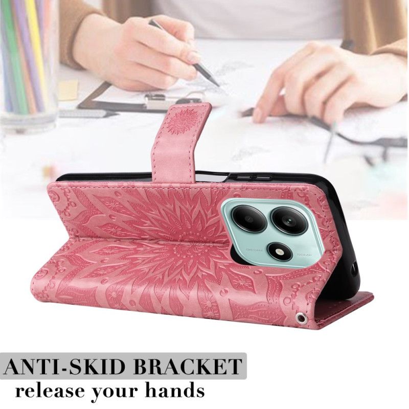 Δερματινη Θηκη Xiaomi Redmi Note 14 5g Μάνταλα Σιλικόνης