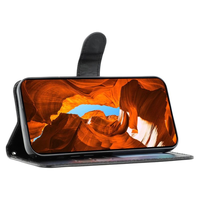 Δερματινη Θηκη Xiaomi Redmi Note 14 5g Μονόχρωμο Δερμάτινο Λουράκι