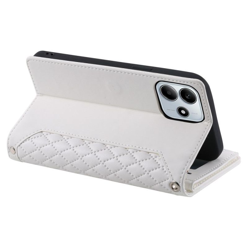 Δερματινη Θηκη Xiaomi Redmi Note 14 5g Πορτοφόλι Καπιτονέ