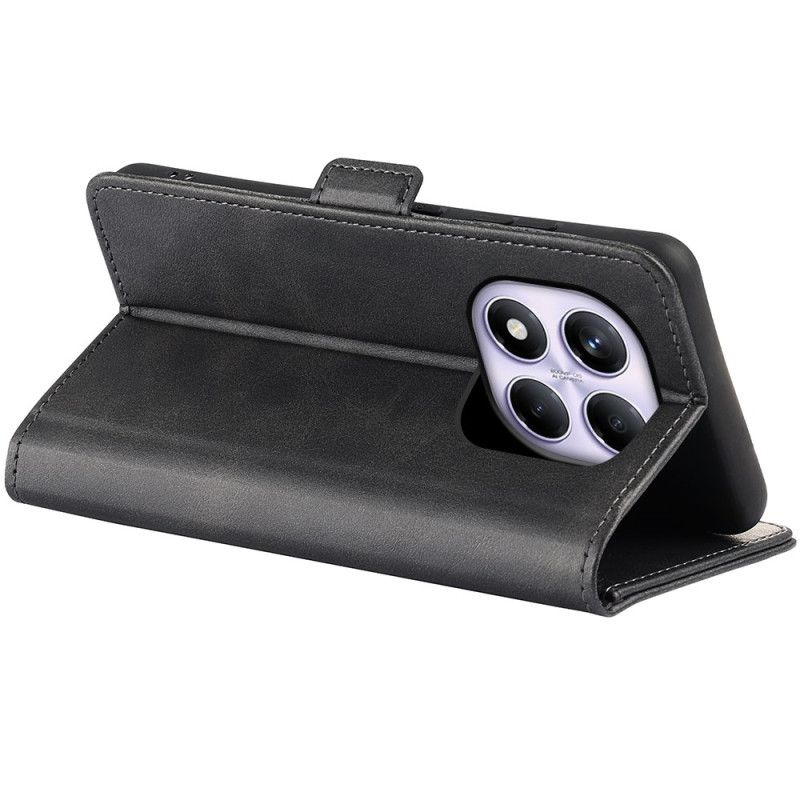 Δερματινη Θηκη Xiaomi Redmi Note 14 Pro 4g Διπλό Κούμπωμα Σιλικόνης