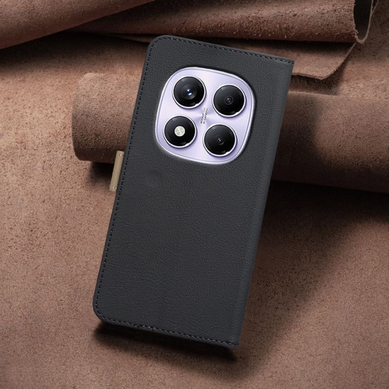 Δερματινη Θηκη Xiaomi Redmi Note 14 Pro 4g Δίχρωμο Binfen Color Σιλικόνης