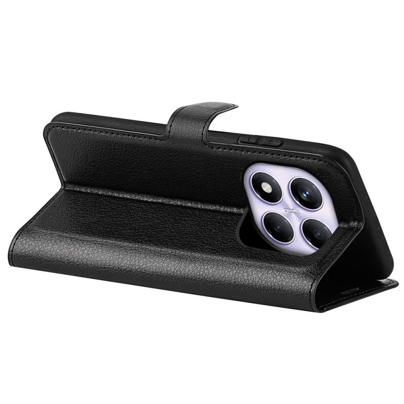 Δερματινη Θηκη Xiaomi Redmi Note 14 Pro 4g Κλασικό Δέρμα Lychee Faux