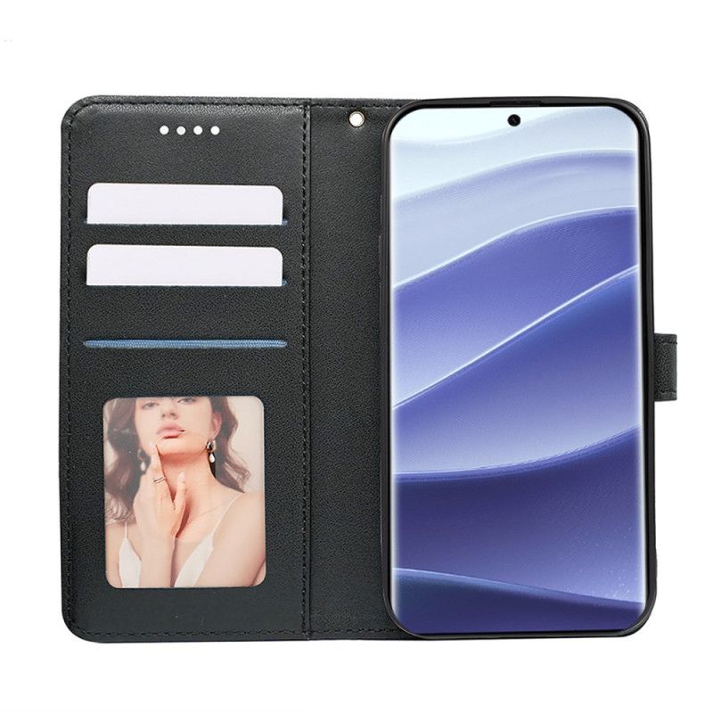 Δερματινη Θηκη Xiaomi Redmi Note 14 Pro 4g Κύβοι Με Περίγραμμα Και Τιράντες Σιλικόνης