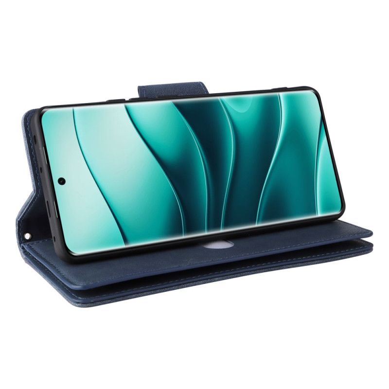 Δερματινη Θηκη Xiaomi Redmi Note 14 Pro 4g Πορτοφόλι Με Φερμουάρ Και Λουράκι