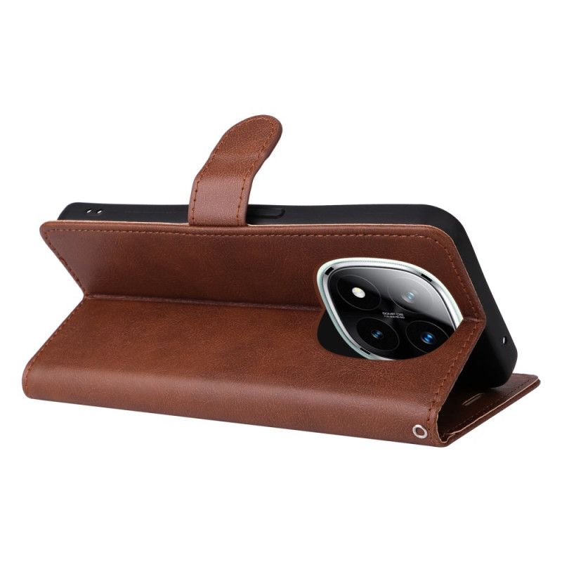 Δερματινη Θηκη Xiaomi Redmi Note 14 Pro 5g Απλό Τεχνητό Δέρμα Σιλικόνης