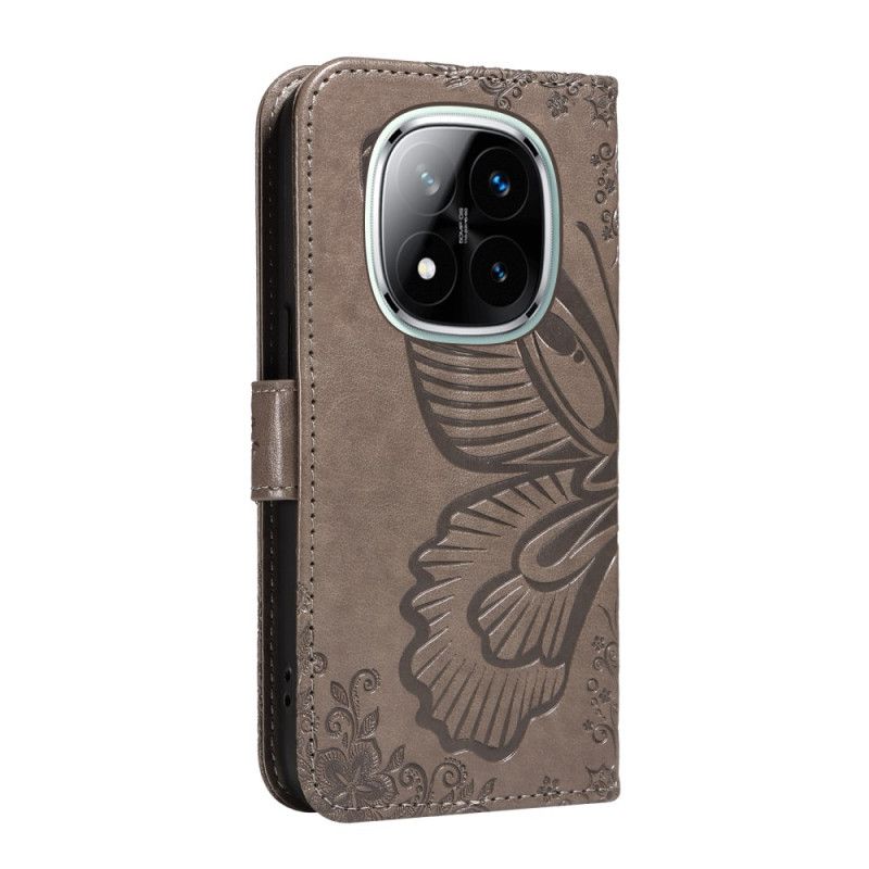 Δερματινη Θηκη Xiaomi Redmi Note 14 Pro Plus 5g Γραφική Πεταλούδα