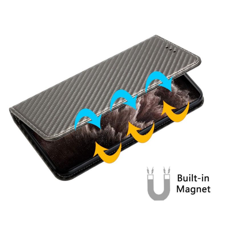 Δερματινη Θηκη Xiaomi Redmi Note 14 Pro Plus 5g Ίνες Άνθρακα Strap-on