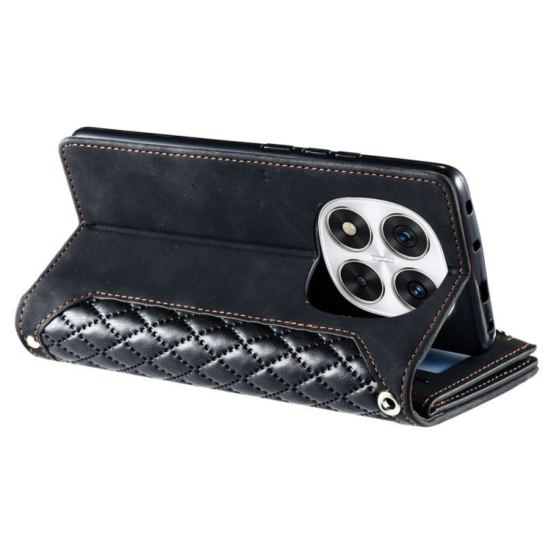 Δερματινη Θηκη Xiaomi Redmi Note 14 Pro Plus 5g Καπιτονέ Πορτοφόλι