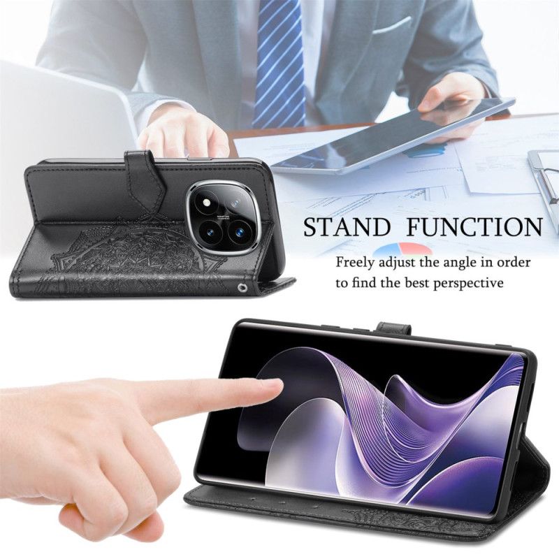 Δερματινη Θηκη Xiaomi Redmi Note 14 Pro Plus 5g Μπαρόκ Μάνταλα