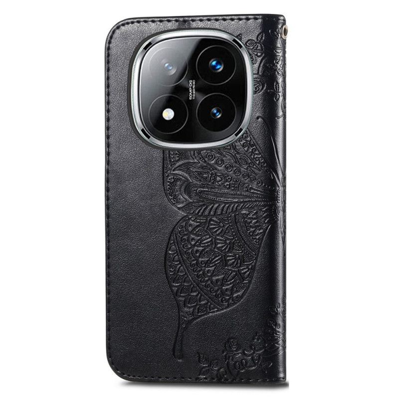 Δερματινη Θηκη Xiaomi Redmi Note 14 Pro Plus 5g Μπαρόκ Πεταλούδα