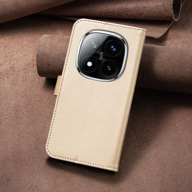 Δερματινη Θηκη Xiaomi Redmi Note 14 Pro Plus 5g Τριφύλλια