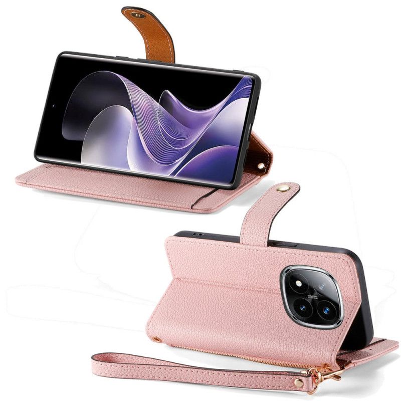 Δερματινη Θηκη Xiaomi Redmi Note 14 Pro Plus 5g Τσέπη Με Επένδυση Και Προστασία Rfid