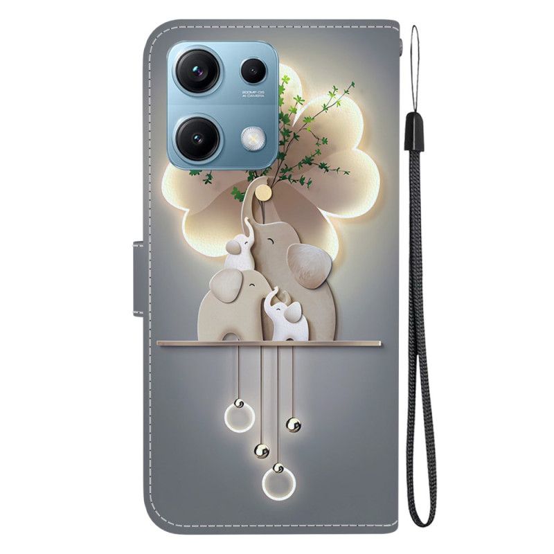 Δερματινη Θηκη Xiaomi Redmi Note 14s Ελέφαντες