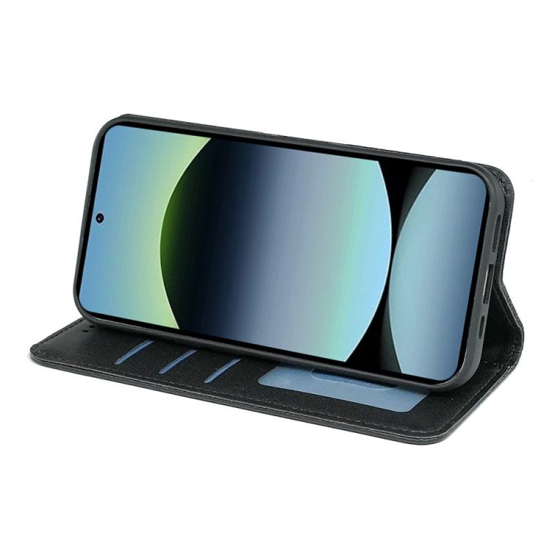 Δερματινη Θηκη Xiaomi Redmi Note 14s Καρό Σχέδιο Με Λουρί Σιλικόνης