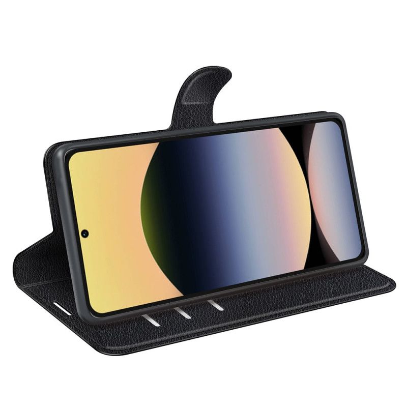 Δερματινη Θηκη Xiaomi Redmi Note 14s Κλασικό Δέρμα Από Τεχνητό Δέρμα Λίτσι