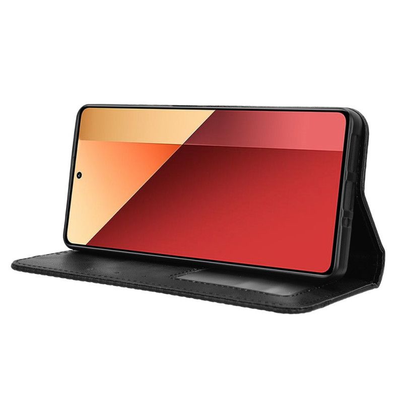 Δερματινη Θηκη Xiaomi Redmi Note 14s Στυλ Vintage Σιλικόνης