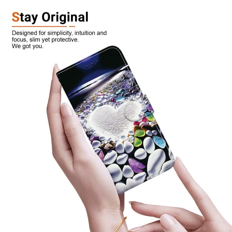 Δερματινη Θηκη Xiaomi Redmi Note 14s Σχέδιο Καρδιάς