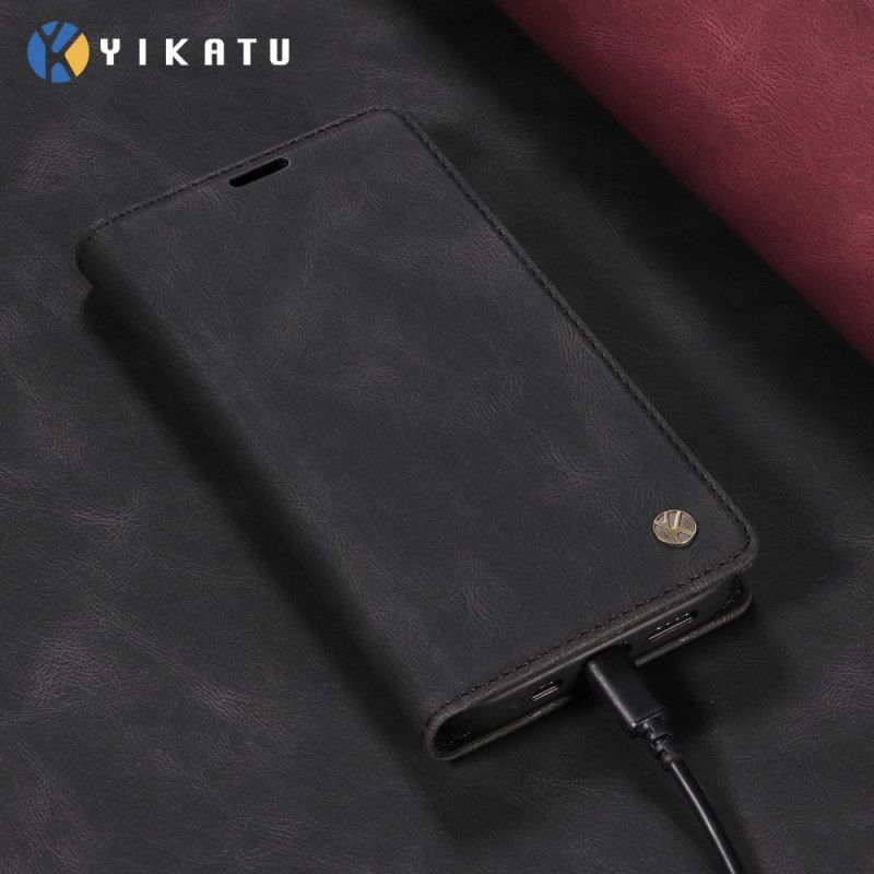 Δερματινη Θηκη Xiaomi Redmi Note 15 5g Εφέ Σουέτ Yikatu