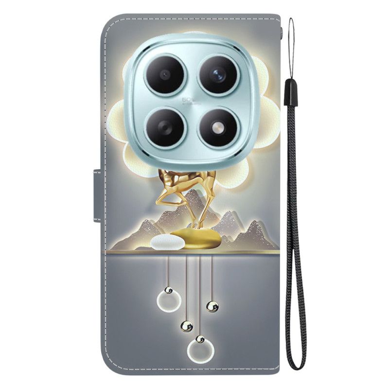 Δερματινη Θηκη Xiaomi Redmi Note 15 5g Ελάφι Σίκα Σιλικόνης