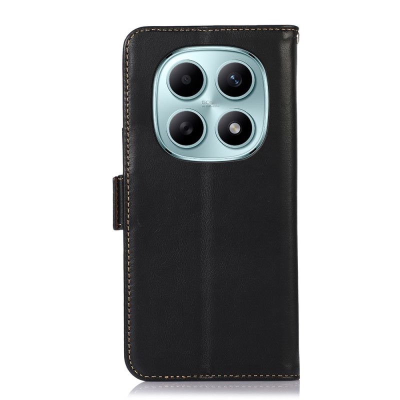 Δερματινη Θηκη Xiaomi Redmi Note 15 5g Γνήσιο Δέρμα Με Αποκλεισμό Rfid