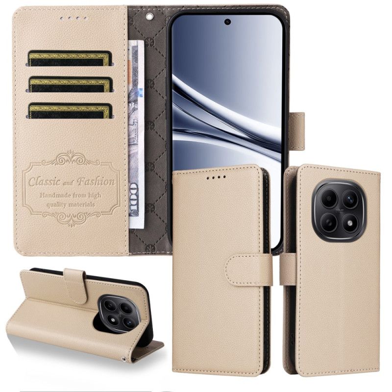 Δερματινη Θηκη Xiaomi Redmi Note 15 5g Κλείδωμα Rfid Και Λουράκι