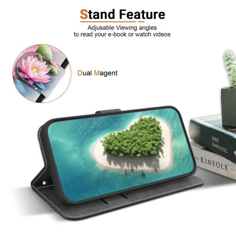 Δερματινη Θηκη Xiaomi Redmi Note 15 5g Λωτός Σιλικόνης