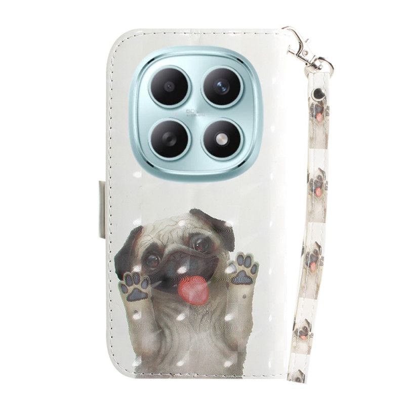 Δερματινη Θηκη Xiaomi Redmi Note 15 5g Παγκ Με Κορδόνι