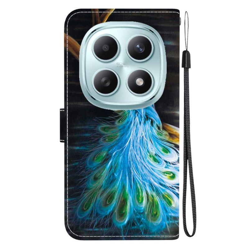 Δερματινη Θηκη Xiaomi Redmi Note 15 5g Παγώνι Σιλικόνης