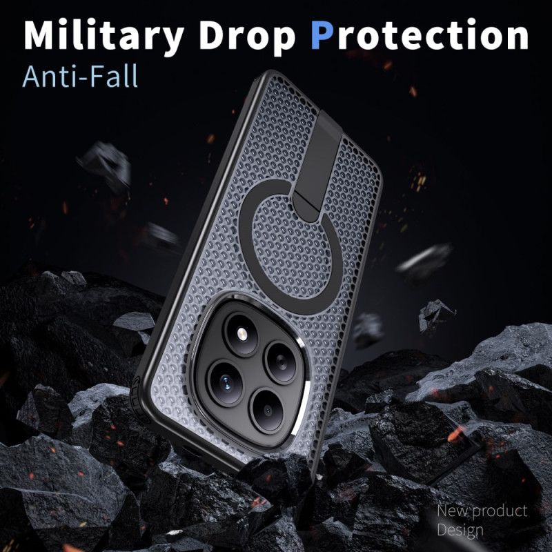 Δερματινη Θηκη Xiaomi Redmi Note 15 5g Υφή Πλέγματος Σιλικόνης