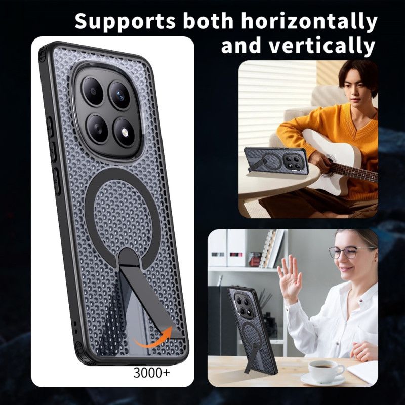 Δερματινη Θηκη Xiaomi Redmi Note 15 5g Υφή Πλέγματος Σιλικόνης