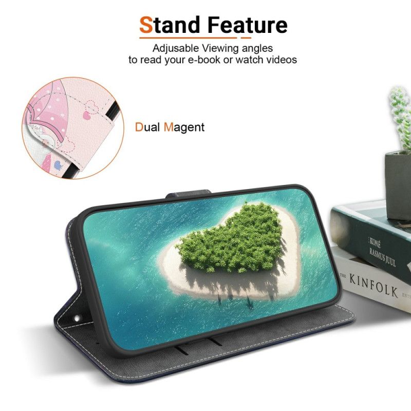 Δερματινη Θηκη Xiaomi Redmi Note 15 5g Ζευγάρι Αρκούδων