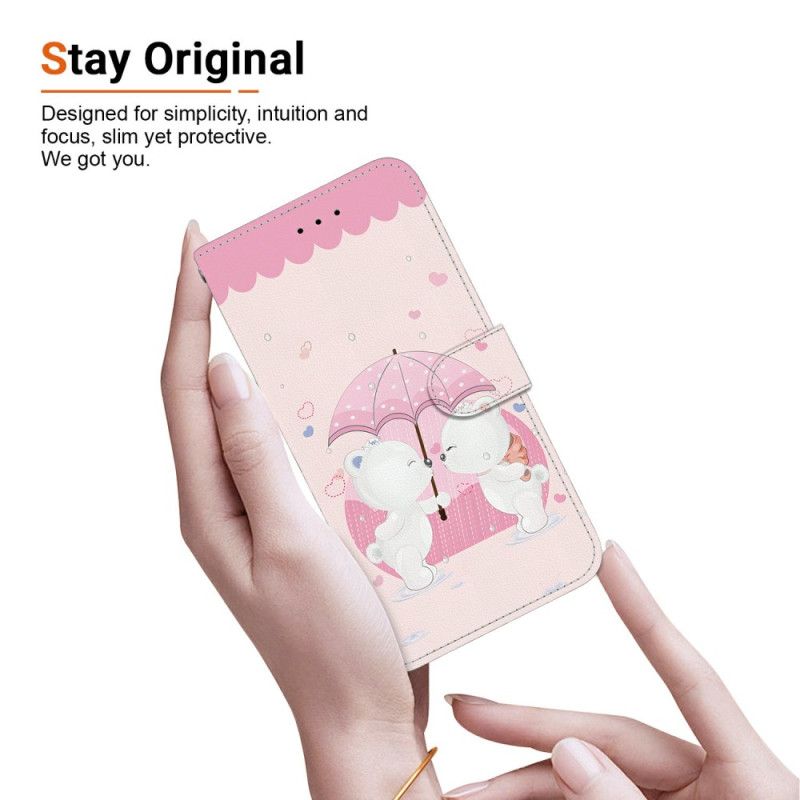 Δερματινη Θηκη Xiaomi Redmi Note 15 5g Ζευγάρι Αρκούδων