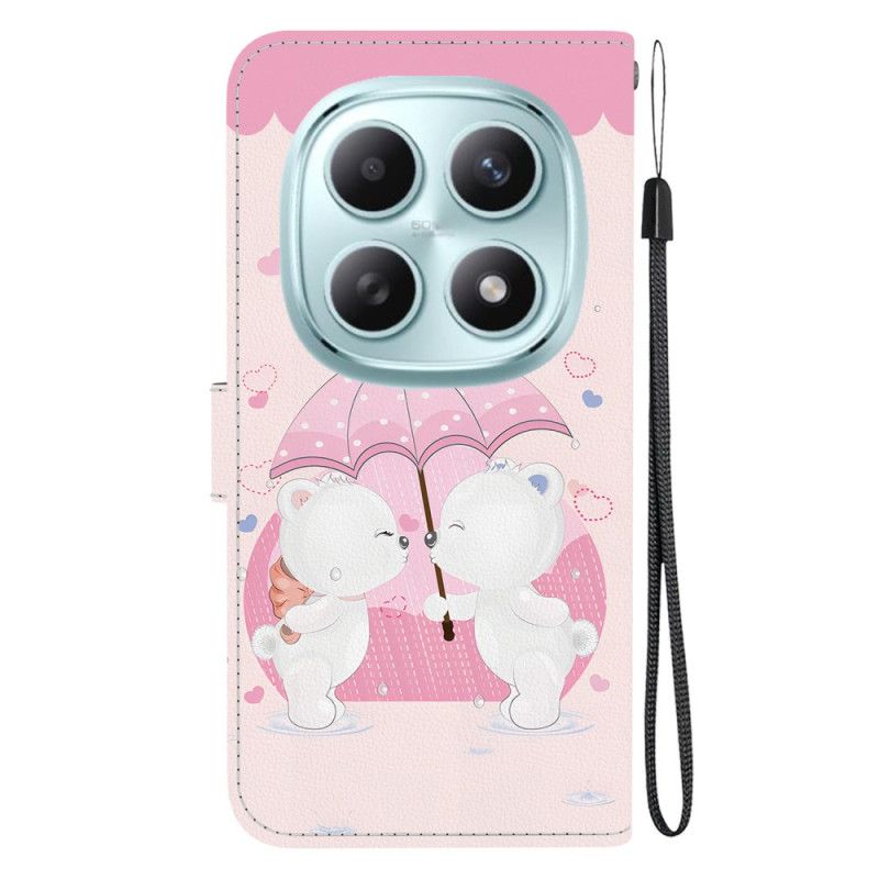 Δερματινη Θηκη Xiaomi Redmi Note 15 5g Ζευγάρι Αρκούδων