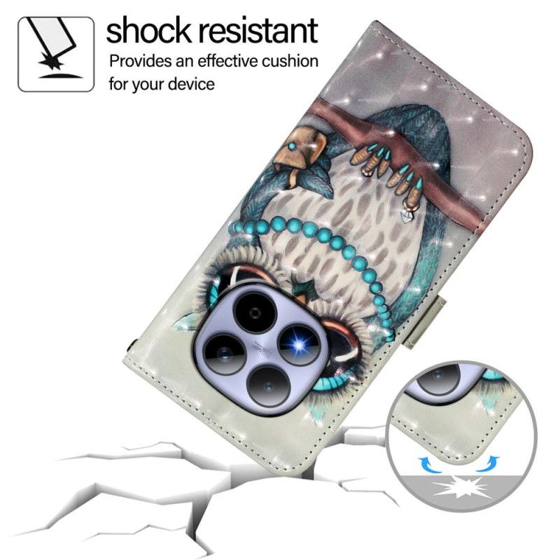 Δερματινη Θηκη Xiaomi Redmi Note 15 Pro 5g Κουκουβάγια