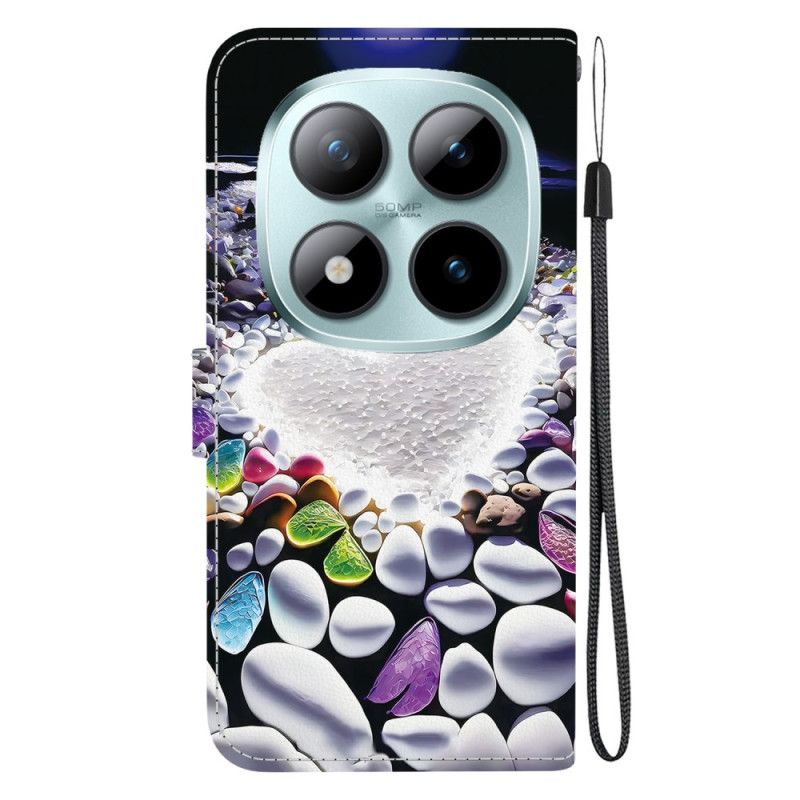 Δερματινη Θηκη Xiaomi Redmi Note 15 Pro 5g Λευκή Καρδιά