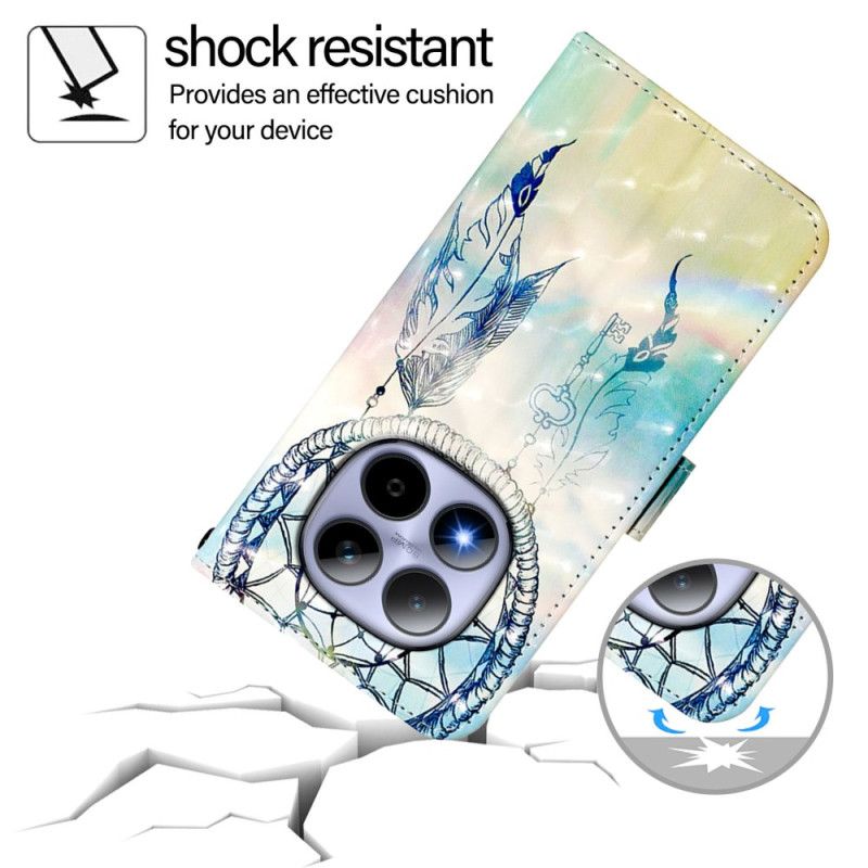 Δερματινη Θηκη Xiaomi Redmi Note 15 Pro 5g Ονειροπαγίδα Με Ακουαρέλα