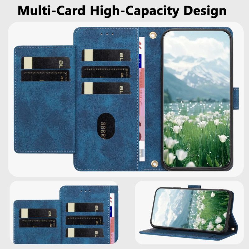 Δερματινη Θηκη Xiaomi Redmi Note 15 Pro 5g Πορτοφόλι Με 5 Υποδοχές Καρτών