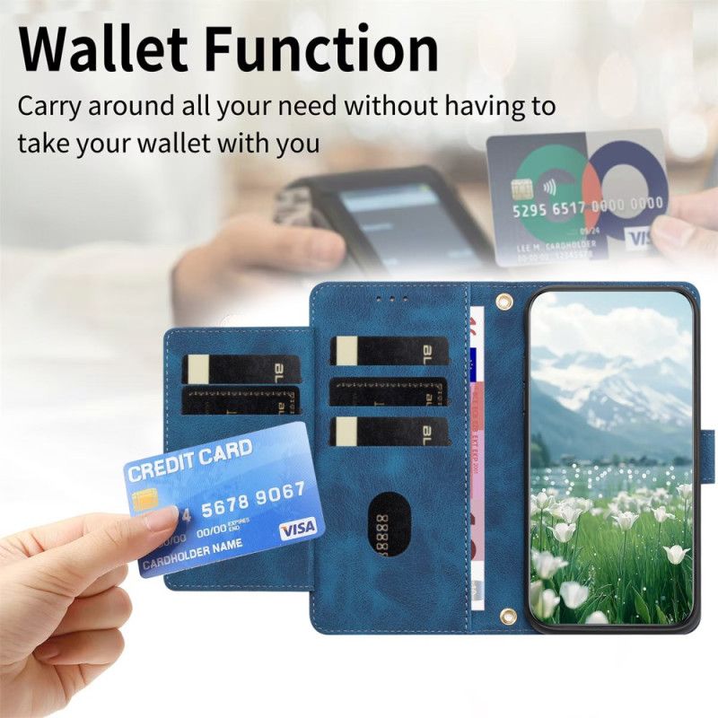 Δερματινη Θηκη Xiaomi Redmi Note 15 Pro 5g Πορτοφόλι Με 5 Υποδοχές Καρτών