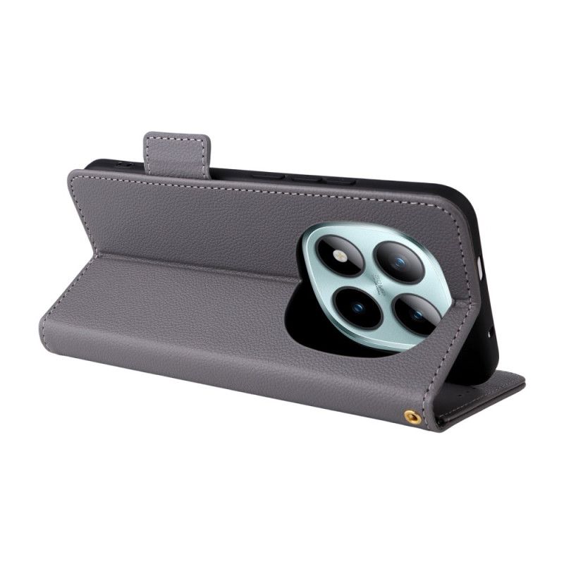 Δερματινη Θηκη Xiaomi Redmi Note 15 Pro 5g Τεχνητό Δέρμα Με Λουράκι