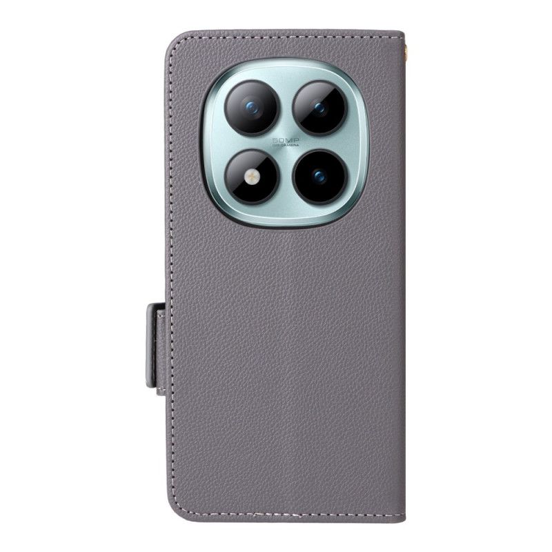 Δερματινη Θηκη Xiaomi Redmi Note 15 Pro 5g Τεχνητό Δέρμα Με Λουράκι