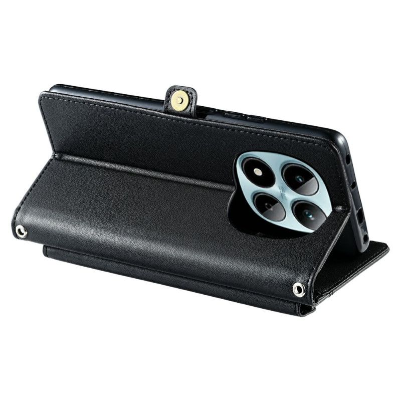 Δερματινη Θηκη Xiaomi Redmi Note 15 Pro 5g Τσάντα Σιλικόνης